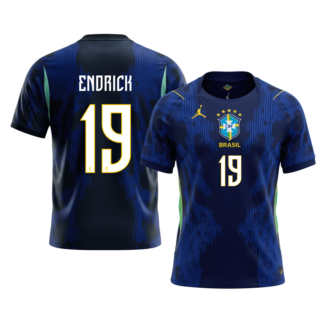 ENDRICK #19 Mens Brazil World Cup Away Jersey 2026