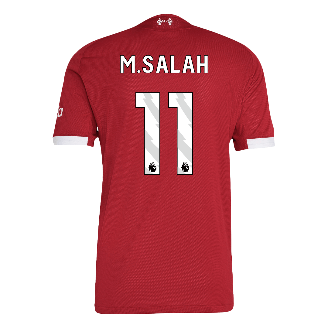 M.SALAH #11 Mens Liverpool Home Jersey 2025/26 - Player Version (Slim Fit)