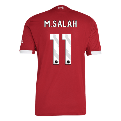 M.SALAH #11 Mens Liverpool Home Jersey 2025/26 - Player Version (Slim Fit)
