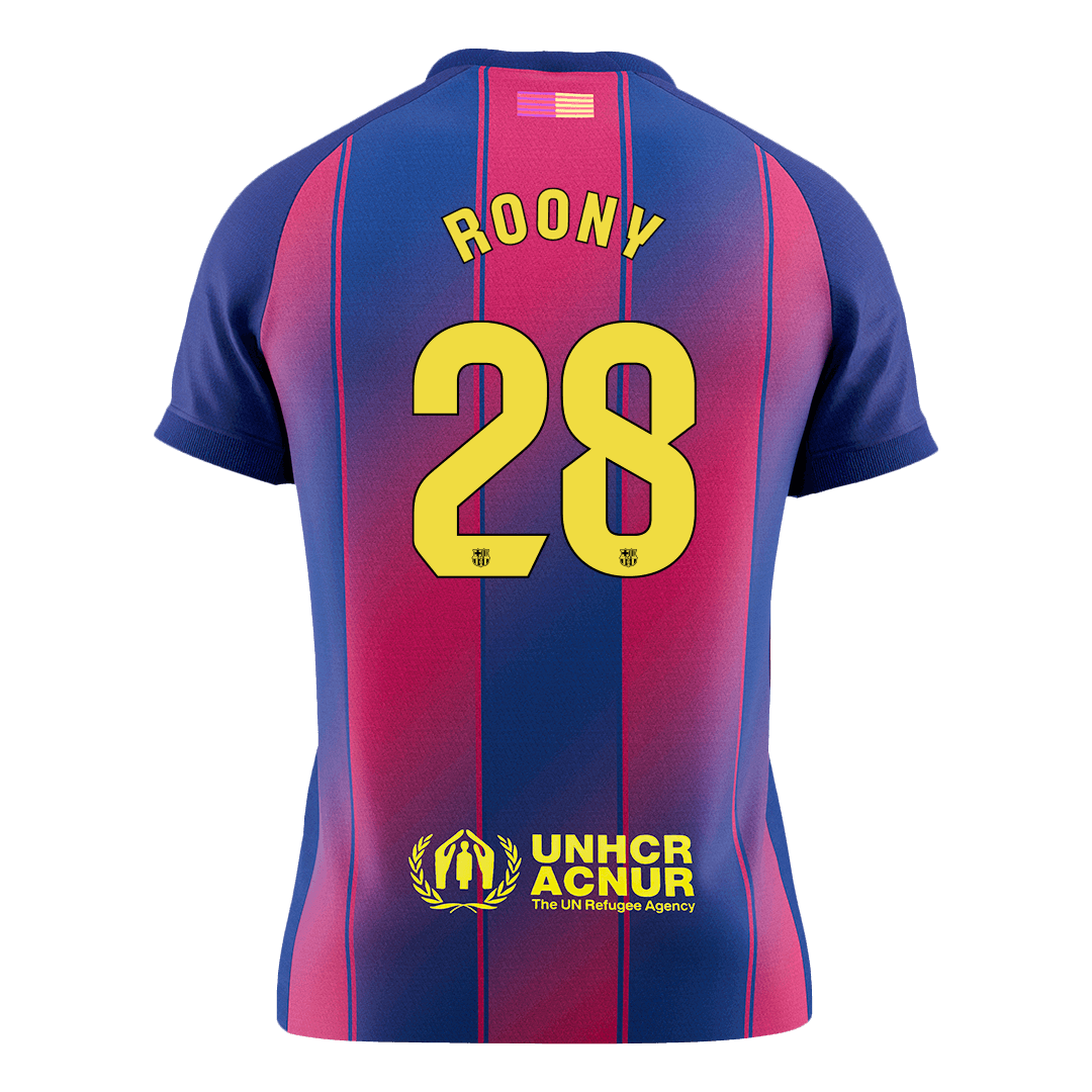 ROONY #28 Mens Barcelona Home Jersey 2025/26