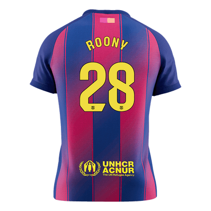 ROONY #28 Mens Barcelona Home Jersey 2025/26