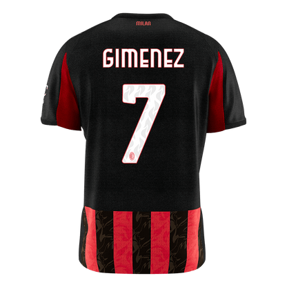 GIMENEZ #7 Mens AC Milan Home Jersey 2025/26 [PREMIUM]