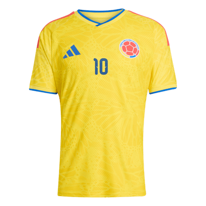 JAMES #10 Mens Colombia World Cup Home Jersey 2026 - Player Version (Slim Fit)