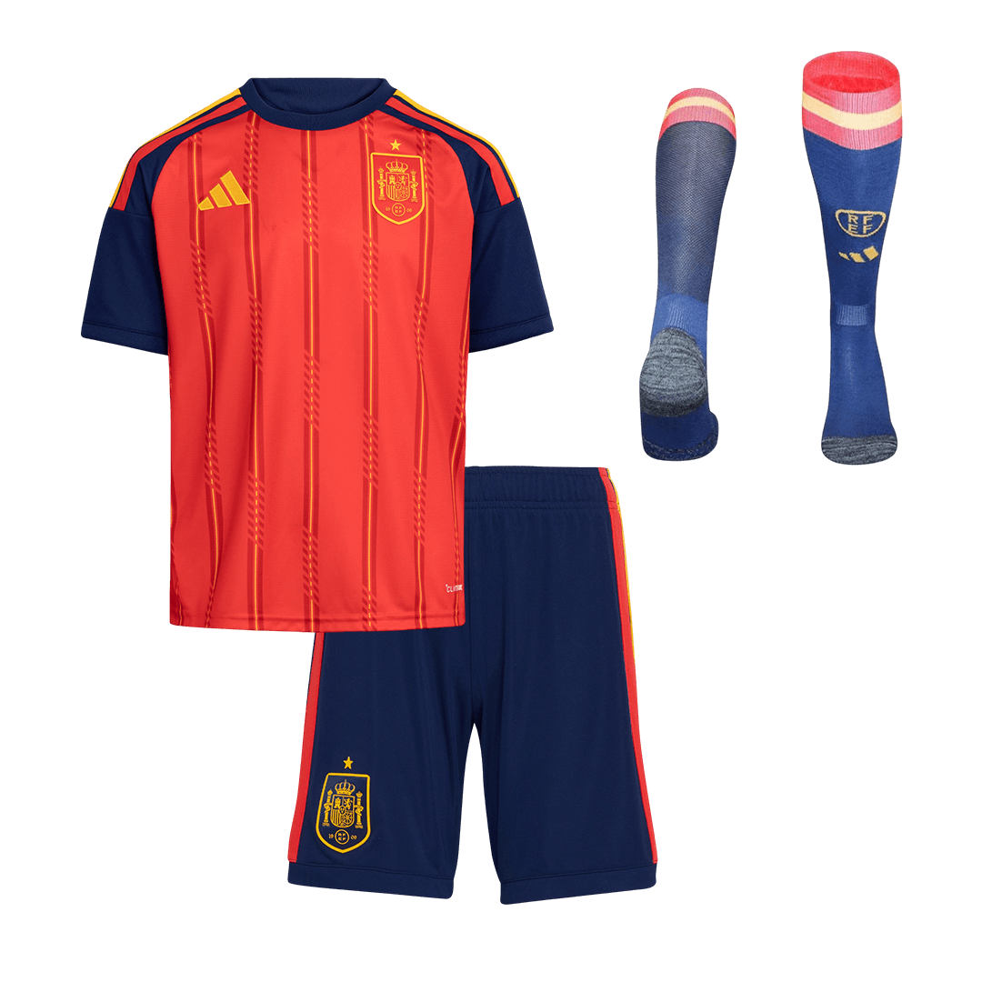 Kids Spain World Cup Home Full Kit 2026