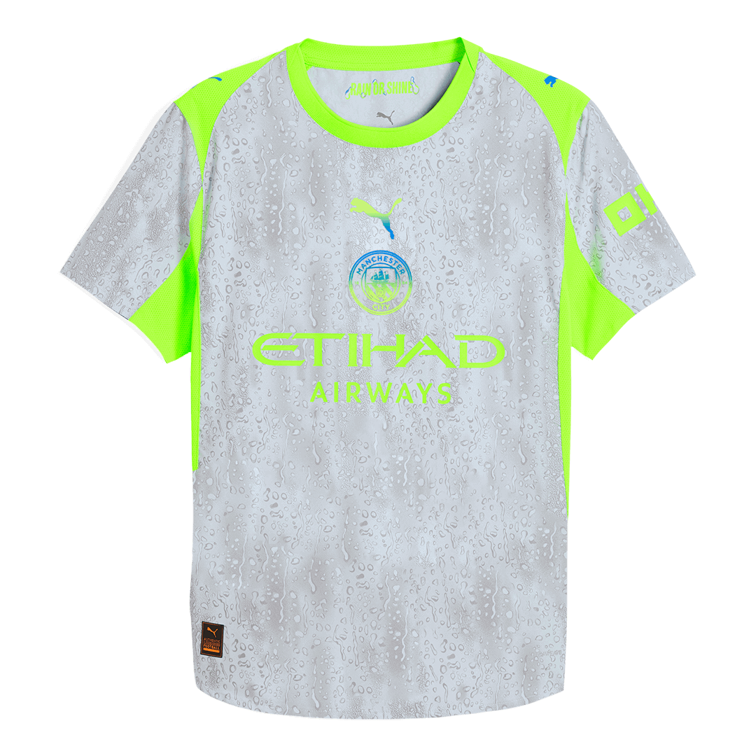 Mens Manchester City Third Jersey 2025/26 - Player Version (Slim Fit)