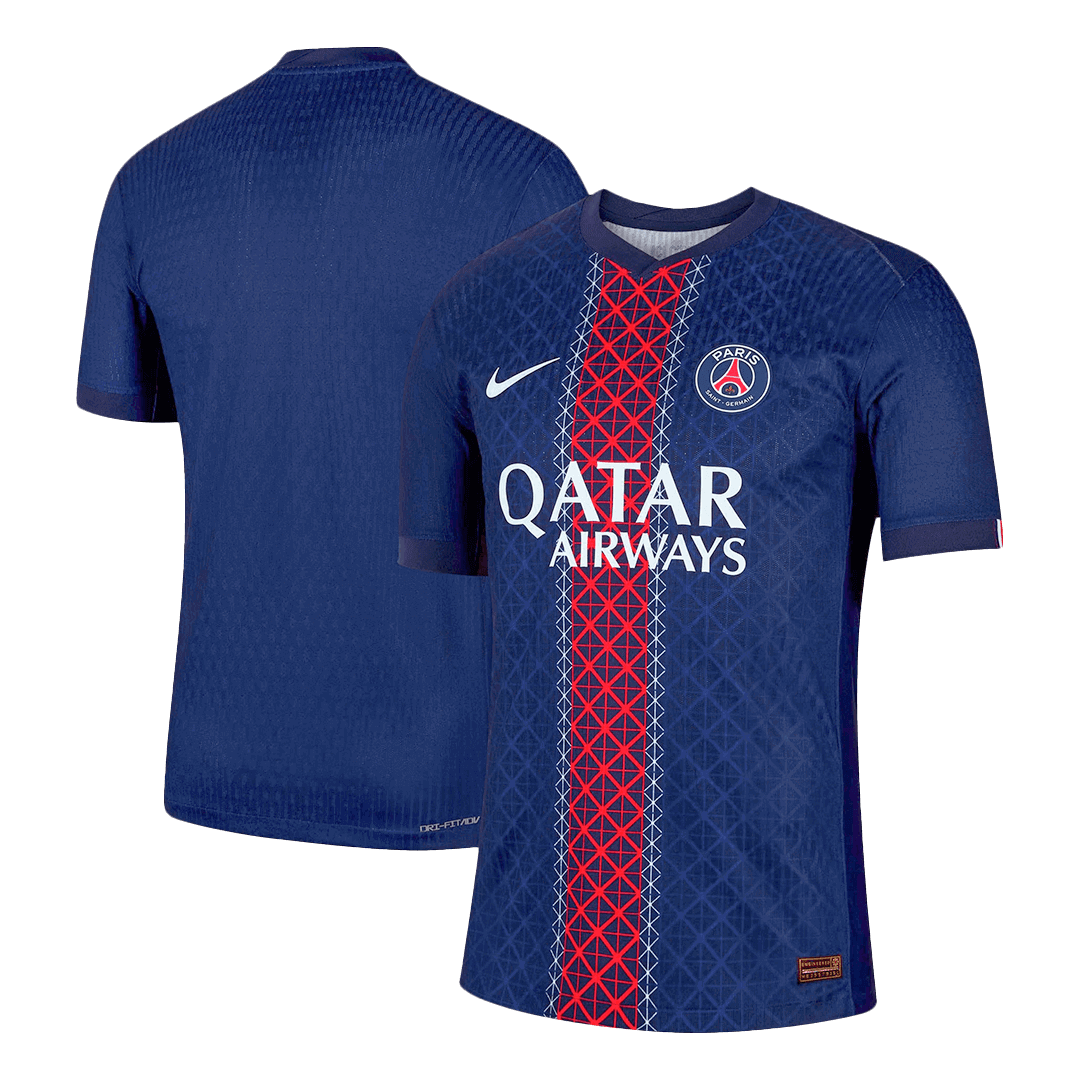 Mens PSG Home Jersey 2025/26 - Player Version (Slim Fit)
