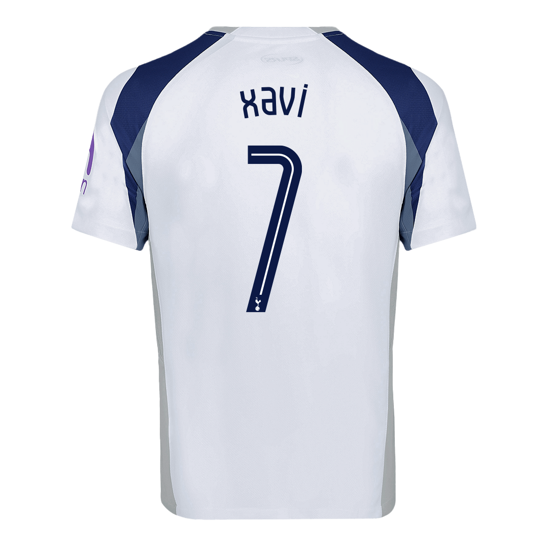 XAVI #7 Mens Tottenham Hotspur Home Jersey 2025/26 - UCL