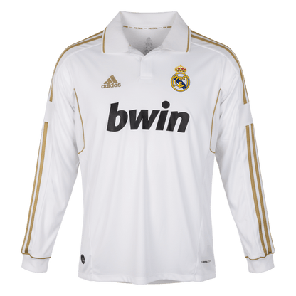 Retro 2011/12 Mens Real Madrid Home Long Sleeve Jersey