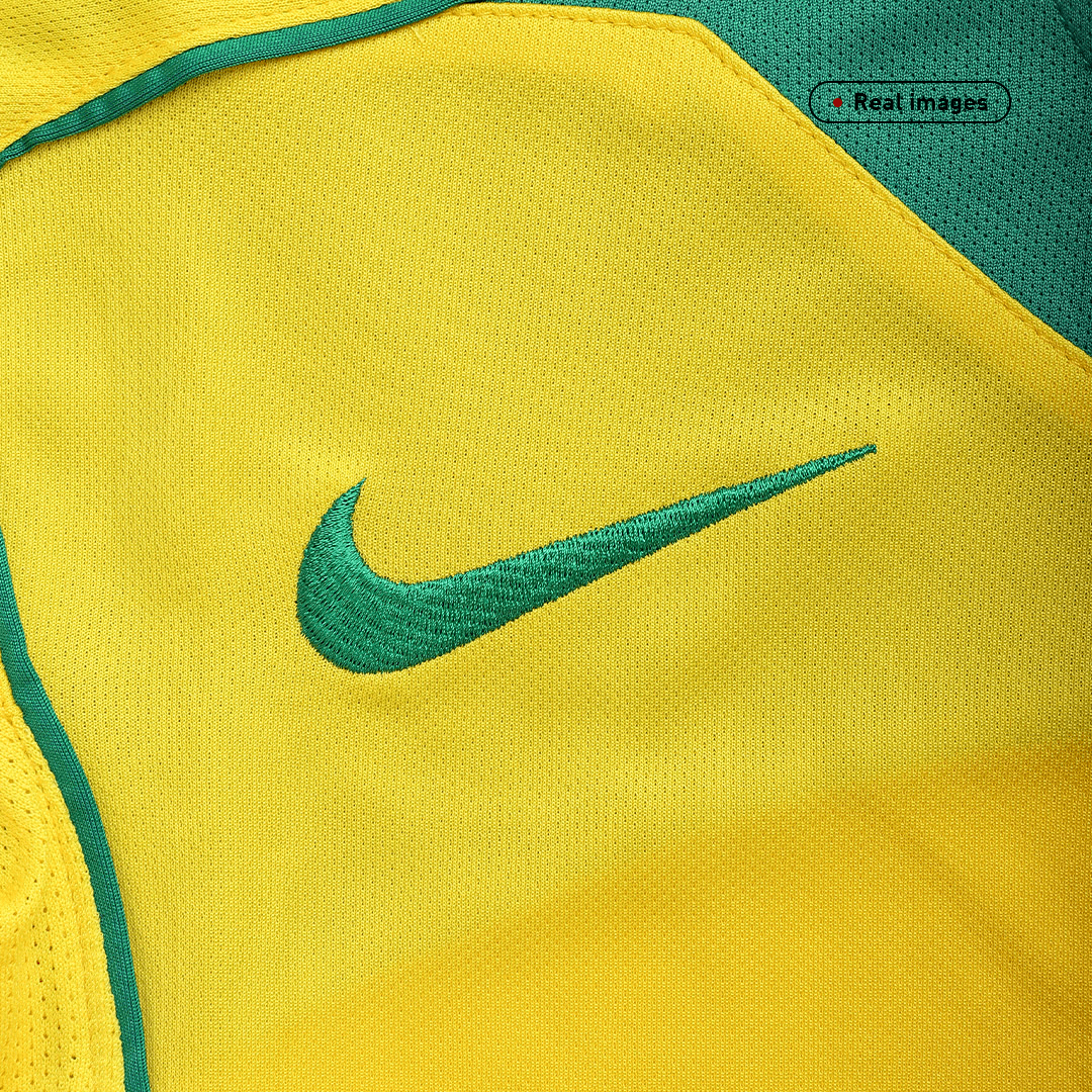 Retro 2004 Mens Brazil Home Jersey