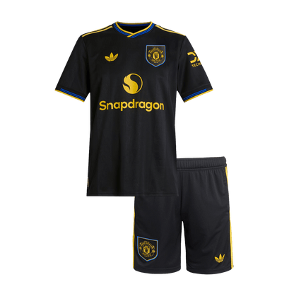 Kids Manchester United Third Kit 2025/26