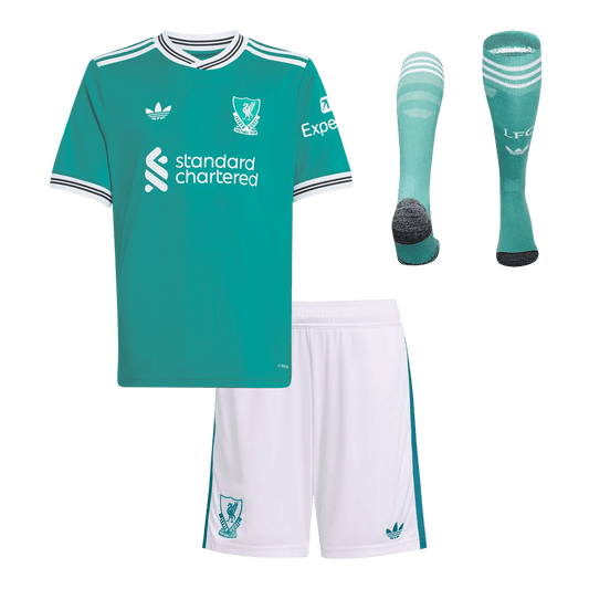 Kids Liverpool Third Full Kit 2025/26