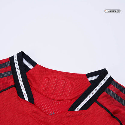 B.FERNANDES #8 Mens Manchester United Home Jersey 2025/26 - Player Version (Slim Fit)