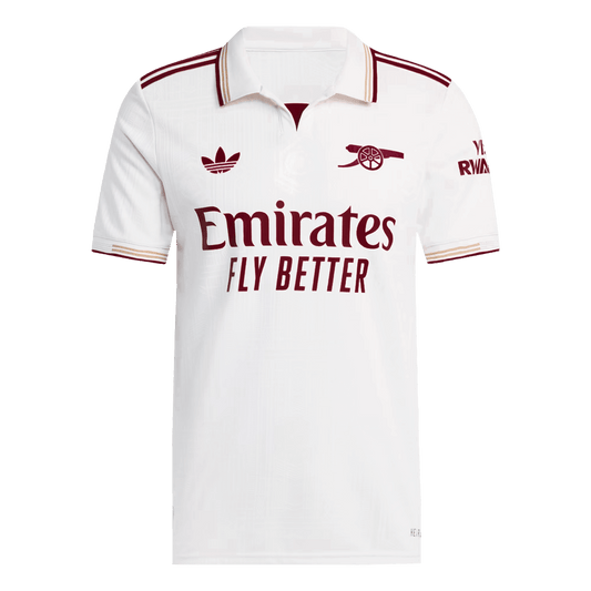 Mens Arsenal Third Jersey 2025/26 - Player Version (Slim Fit)