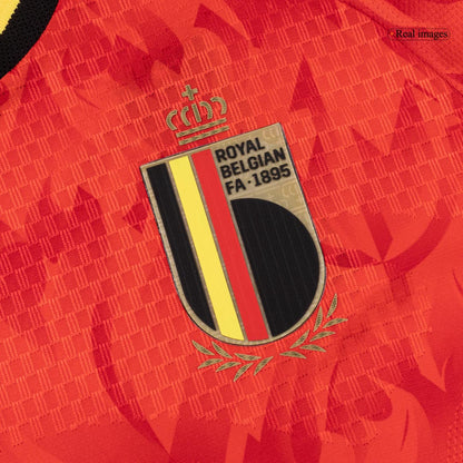 DE BRUYNE #7 Mens Belgium World Cup Home Jersey 2026 - Player Version (Slim Fit)