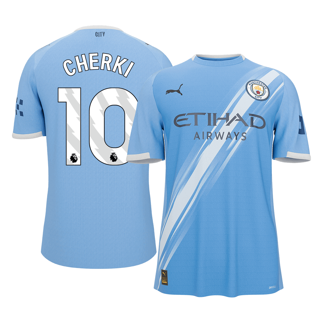 CHERKI #10 Mens Manchester City Home Jersey 2025/26 [PREMIUM]