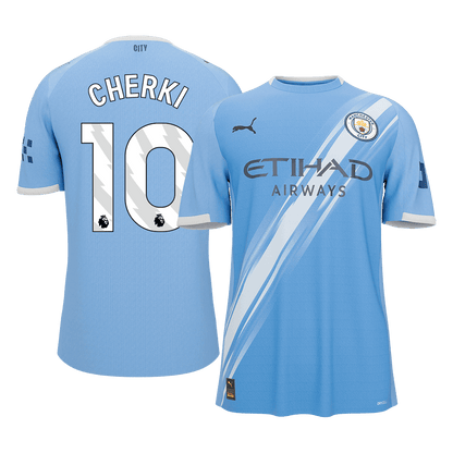 CHERKI #10 Mens Manchester City Home Jersey 2025/26 [PREMIUM]
