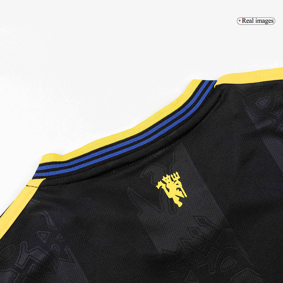 Kids Manchester United Third Full Kit 2025/26