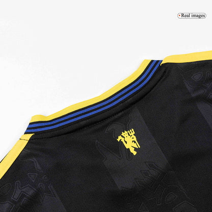 Kids Manchester United Third Full Kit 2025/26