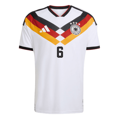 KIMMICH #6 Mens Germany World Cup Home Jersey 2026 - Player Version (Slim Fit)
