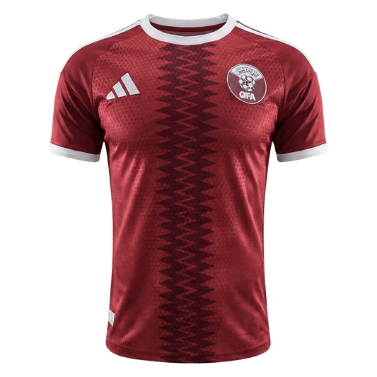 Mens Qatar World Cup Home Jersey 2026 - Player Version (Slim Fit)