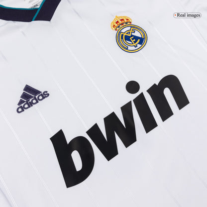 Retro 2012/13 Mens Real Madrid Home Long Sleeve Jersey