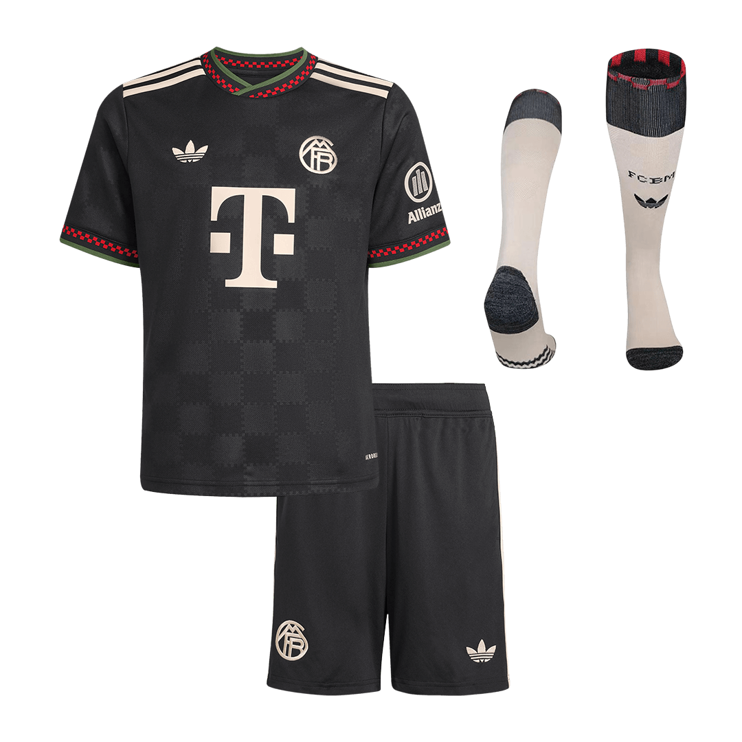 Kids Bayern Munich Third Full Kit 2025/26