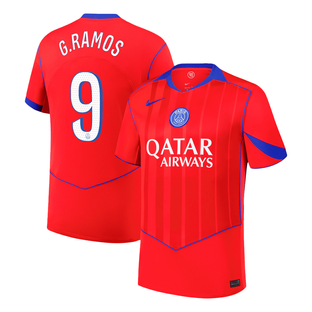 G.RAMOS #9 Mens PSG Third Jersey 2025/26
