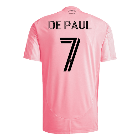 DE PAUL #7 Mens Inter Miami CF Home Jersey 2025
