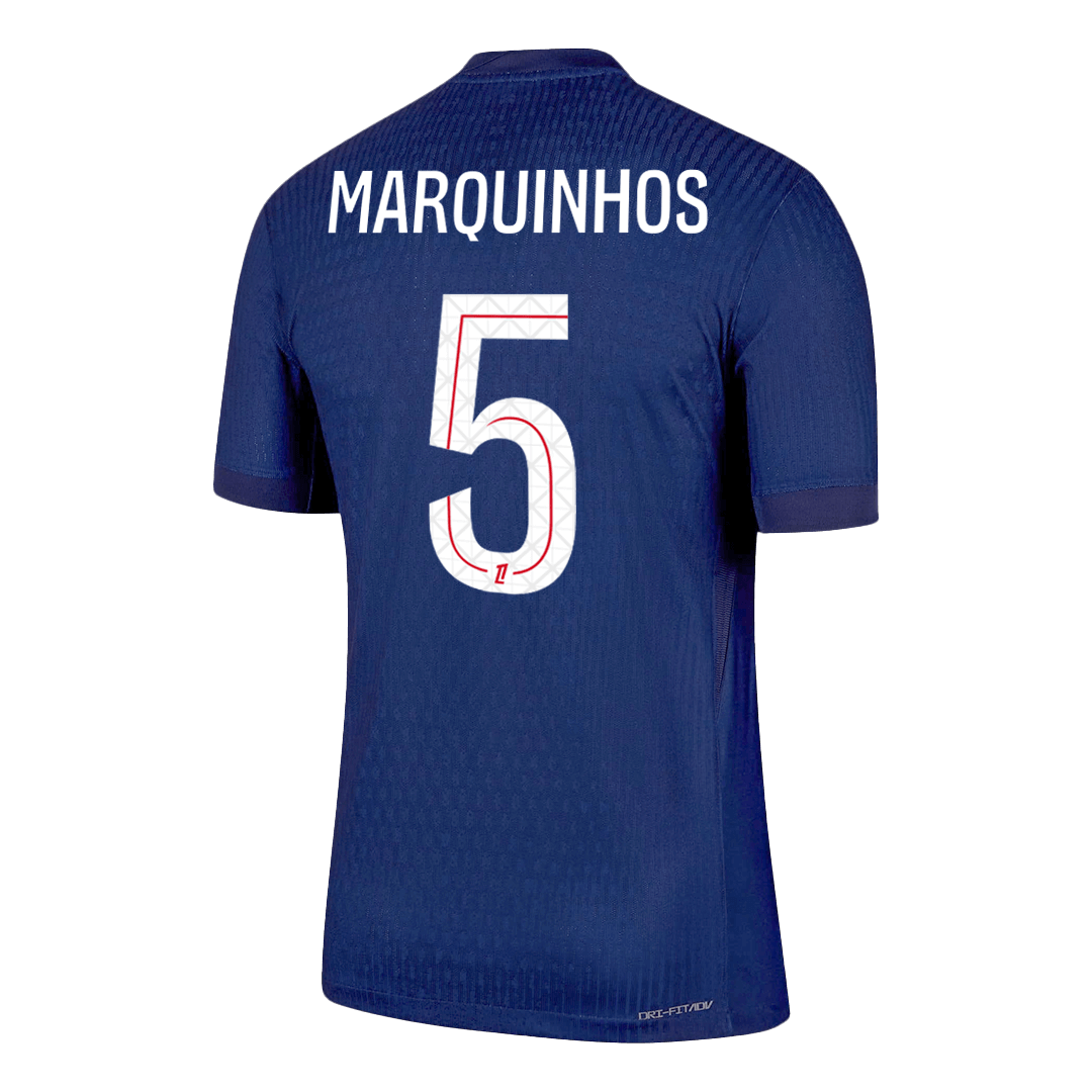 MARQUINHOS #5 Mens PSG Home Jersey 2025/26 - Player Version (Slim Fit)