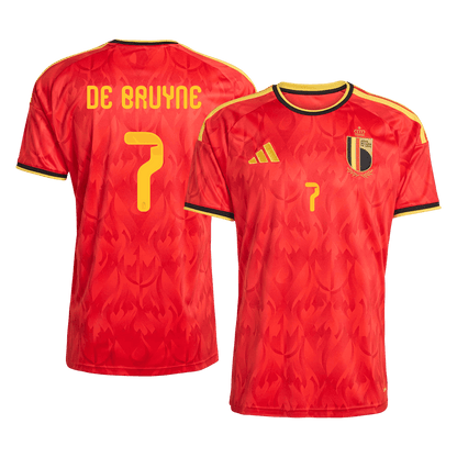 DE BRUYNE #7 Mens Belgium World Cup Home Jersey 2026