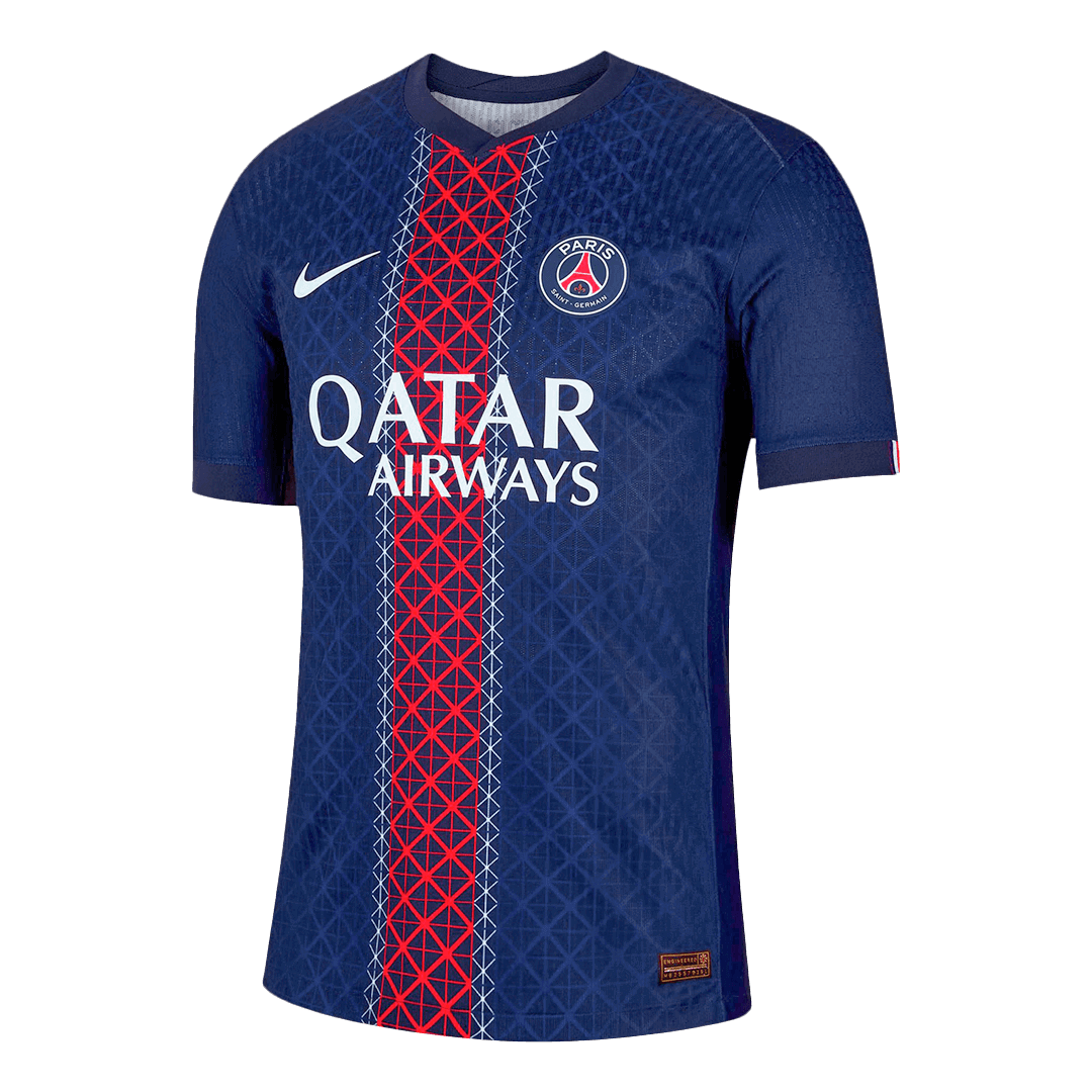 D.DOUÉ #14 Mens PSG Home Jersey 2025/26 - Player Version (Slim Fit)