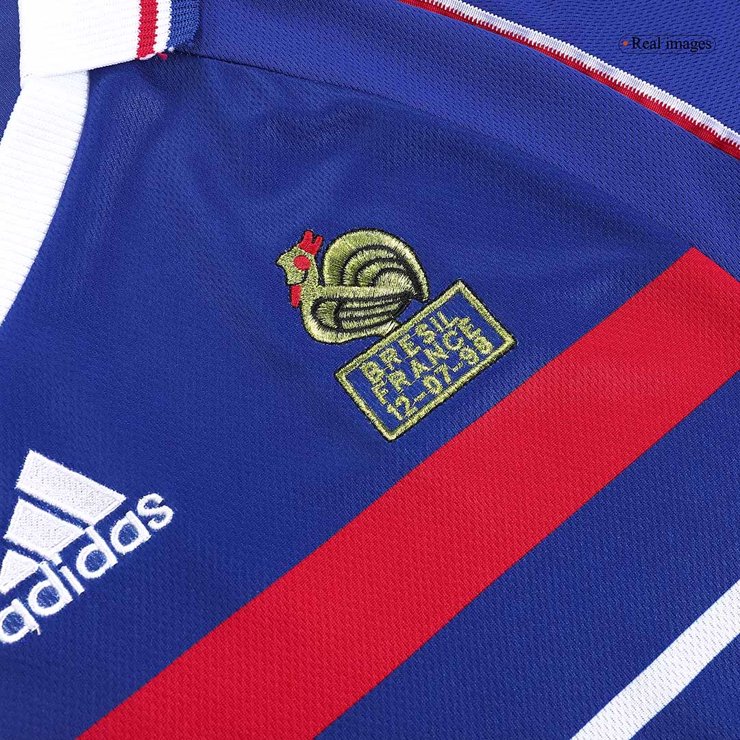 Retro HENRY #12 1998 Mens France World Cup Home Jersey