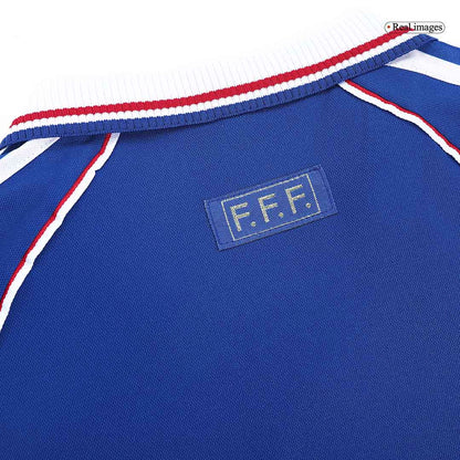 Retro 1998 Mens France Home Jersey