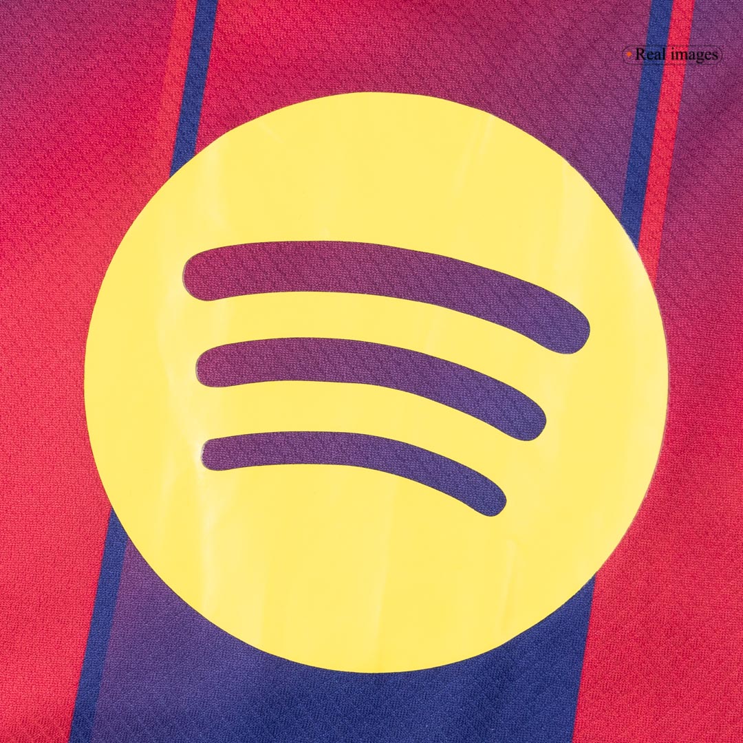 Mens Barcelona Home Long Sleeve Jersey 2025/26