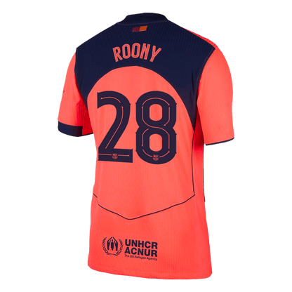 ROONY #28 Mens Barcelona Third Jersey 2025/26 - Player Version (Slim Fit)