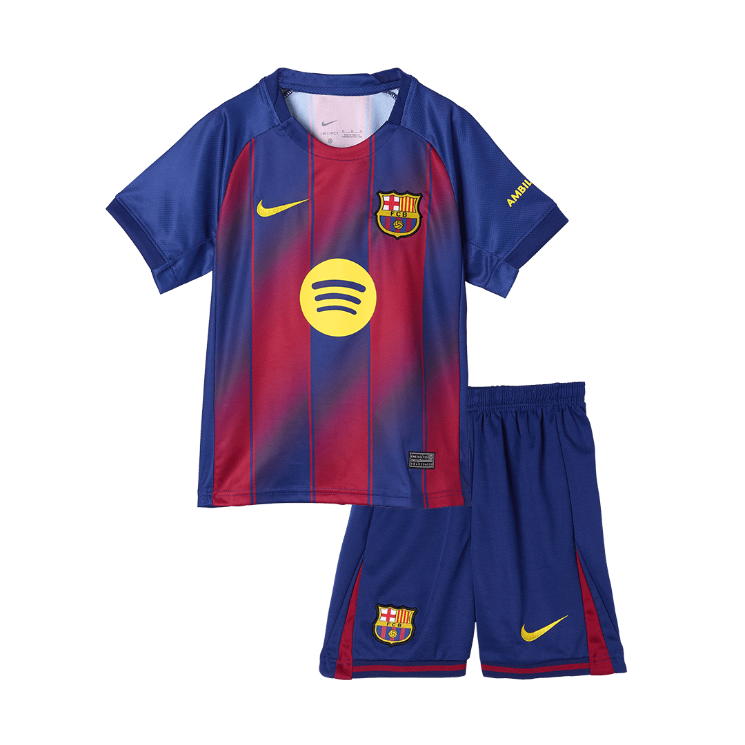 Kids Barcelona Home Kit 2025/26