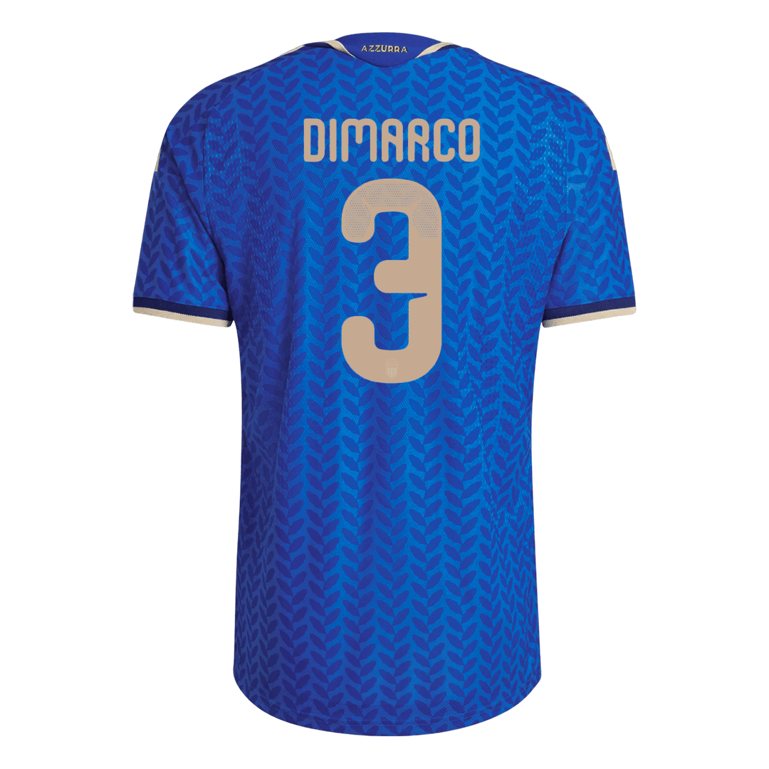 DIMARCO #3 Mens Italy World Cup Home Jersey 2026 - Player Version (Slim Fit)