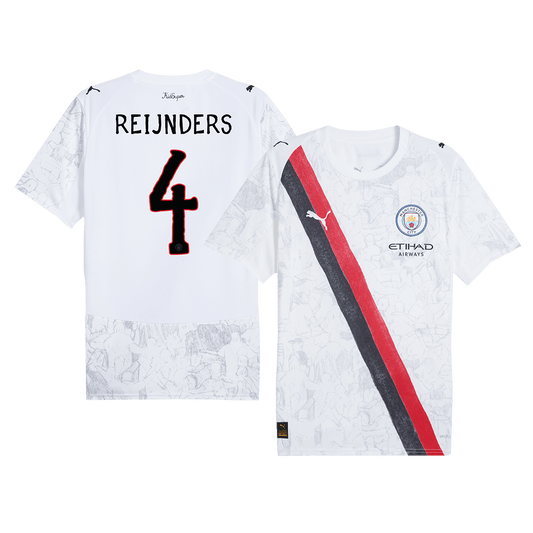 REIJNDERS #4 Mens Manchester City World Cup Jersey 2025/26