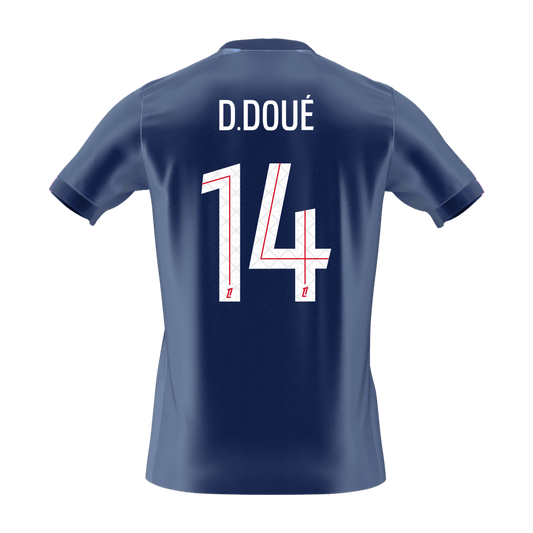 D.DOUÉ #14 Mens PSG Home Jersey 2025/26 [PREMIUM]