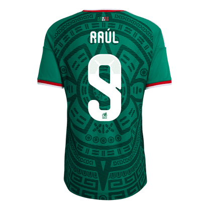 Raúl #9 Mens Mexico World Cup Home Jersey 2026 - Player Version (Slim Fit)