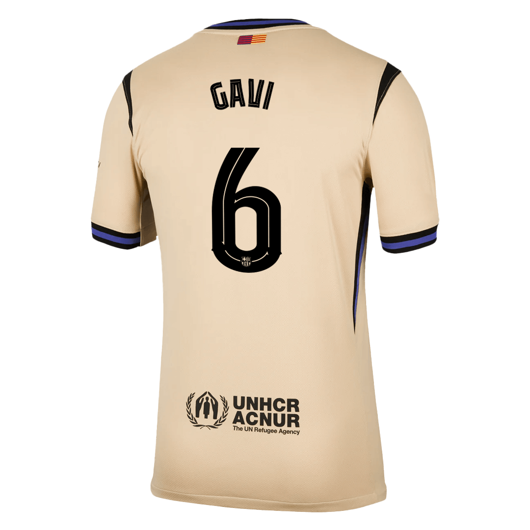 GAVI #6 Mens Barcelona Away Jersey 2025/26 - UCL