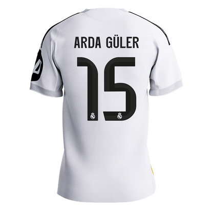 ARDA GÜLER #15 Mens Real Madrid Home Jersey 2025/26 - Player Version (Slim Fit) [PREMIUM]