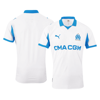 Mens Marseille Home Jersey 2025/26 - Player Version (Slim Fit)
