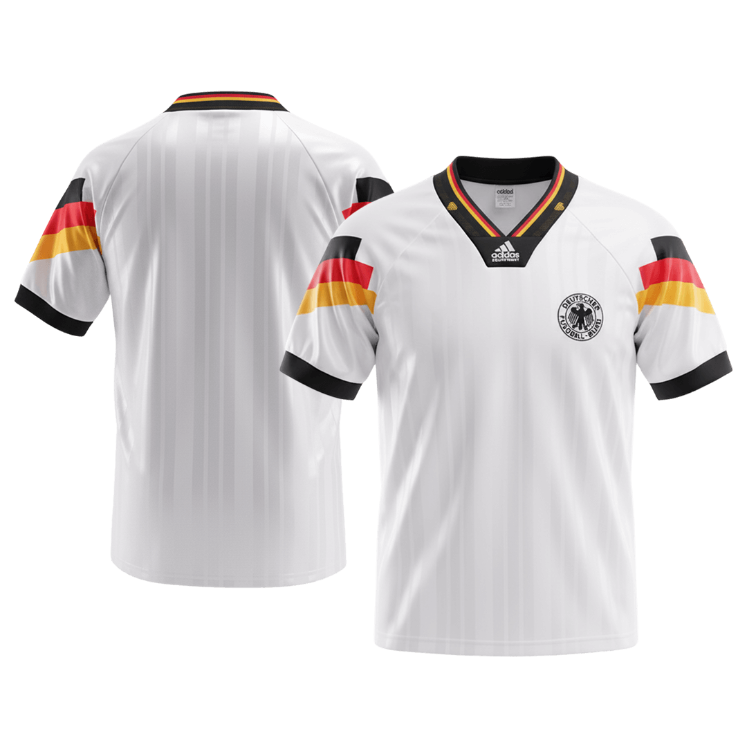 Retro 1992 Mens Germany Home Jersey