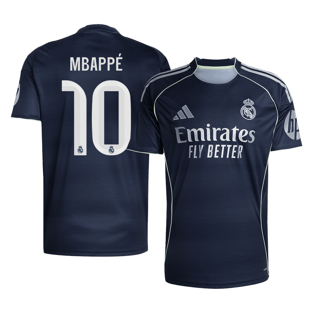 MBAPPÉ #10 Mens Real Madrid Away Jersey 2025/26 [PREMIUM]
