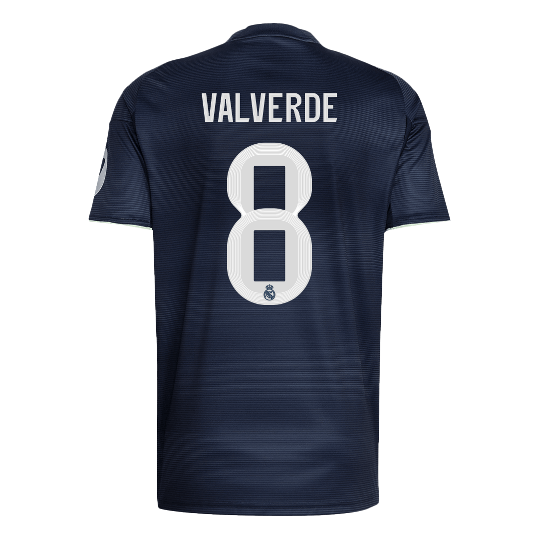 VALVERDE #8 Mens Real Madrid Away Jersey 2025/26 [PREMIUM]