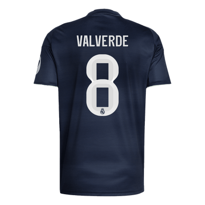 VALVERDE #8 Mens Real Madrid Away Jersey 2025/26 [PREMIUM]