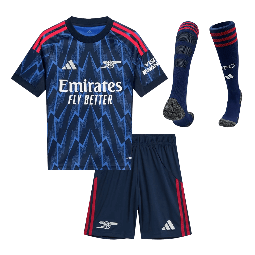 Kids Arsenal Away Full Kit 2025/26