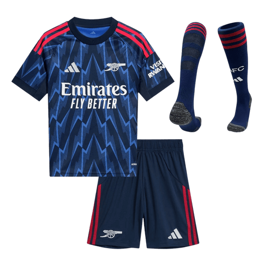 Kids Arsenal Away Full Kit 2025/26