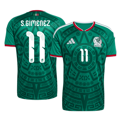 S.GIMENEZ #11 Mens Mexico World Cup Home Jersey 2026